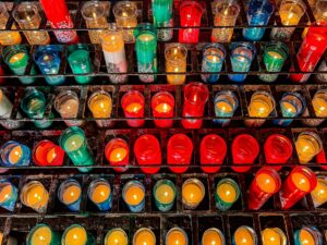 Photo of dozens of candles